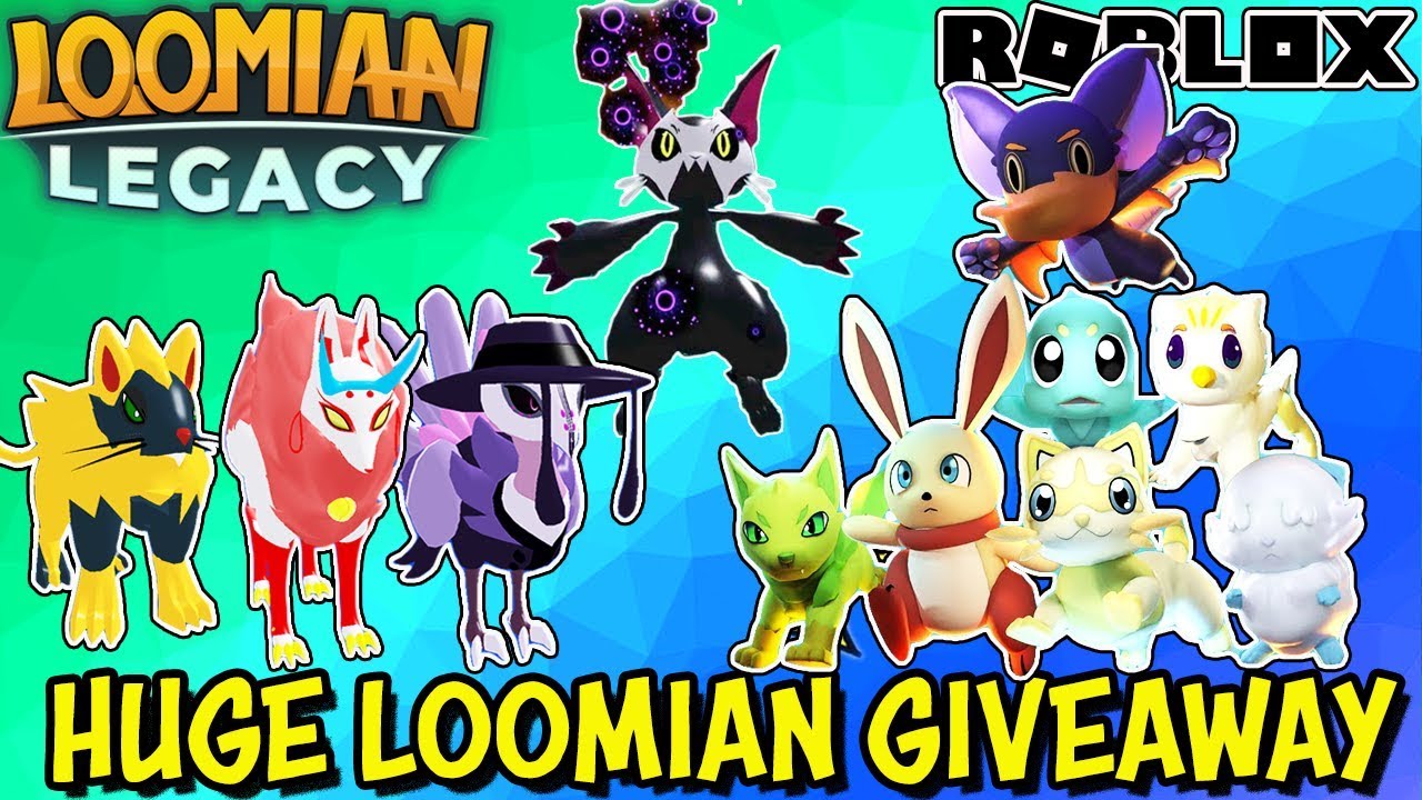 👻GoriestPunk👻 on X: Loomian Legacy Twitter Giveaway #15! (Requirements)  Like/Retweet Tag A Friend Follow My Twitter! Sub to my YT!   In 5 days I will find 1 winner to win All