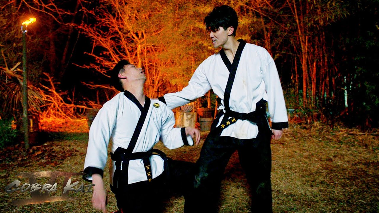 Kwon Jae Sung 1 Vs 3 Fight Scene 4K UHD Cobra Kai Season 6 