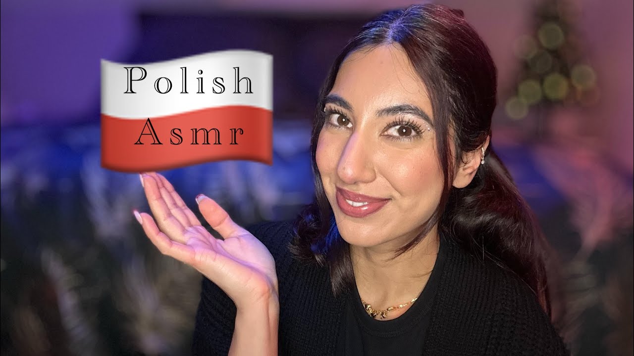 ASMR Trying to Speak Polish 🇵🇱 | Up Close Clicky Whispers Gum Chewing