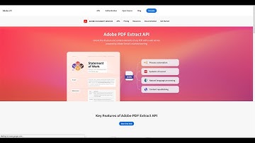 Adobe PDF Extract API: Brief Overview