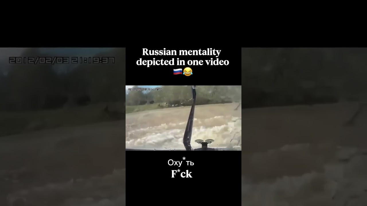 Russian Mentality be like: