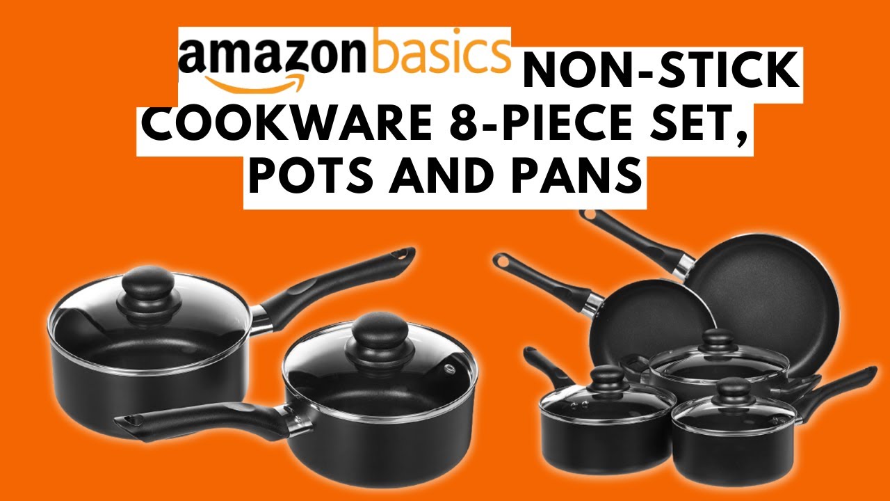 Kitchen Academy 15 - Piece Non-Stick Aluminum Cookware Set