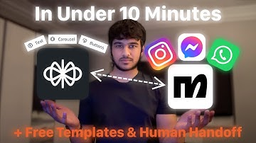 Connect any Voiceflow Chatbot to Instagram, Whatsapp, Facebook & Telegram with Human Handoff Support