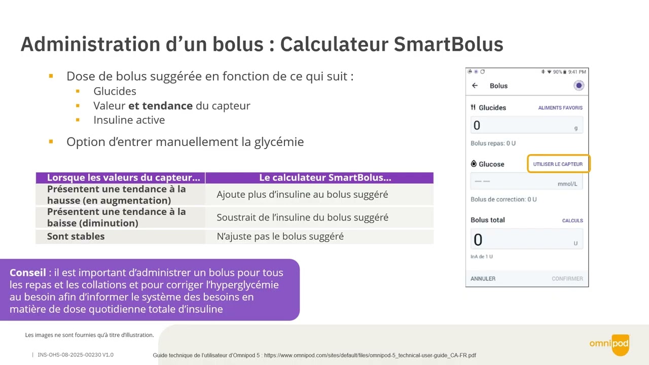 Module 5 Système automatisé d’administration de l’insuline Omnipod® 5