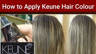 How to Apply Keune Hair Colour