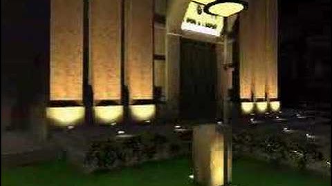 Mar.2008 - Church Facade POV-ray Dialux www.tecnoluce.eu