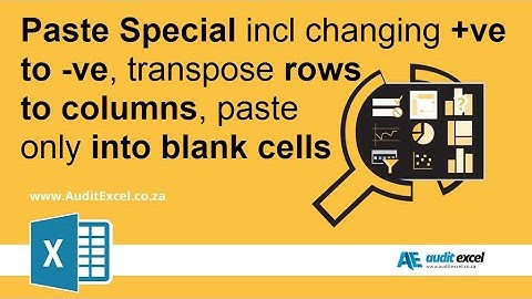 Paste Special options in Excel 2003 incl only values, formulas or formats. Change number from + to -