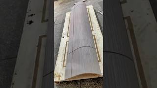 From now on, factories that make curved cabinet doors and wall panels can do this too.#wooddesigner