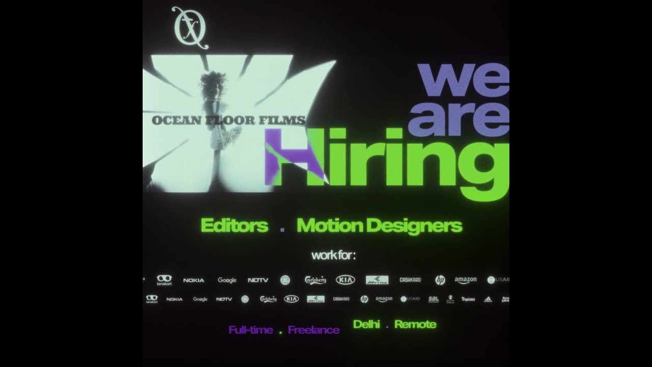Hiring for Ocean Floor Films