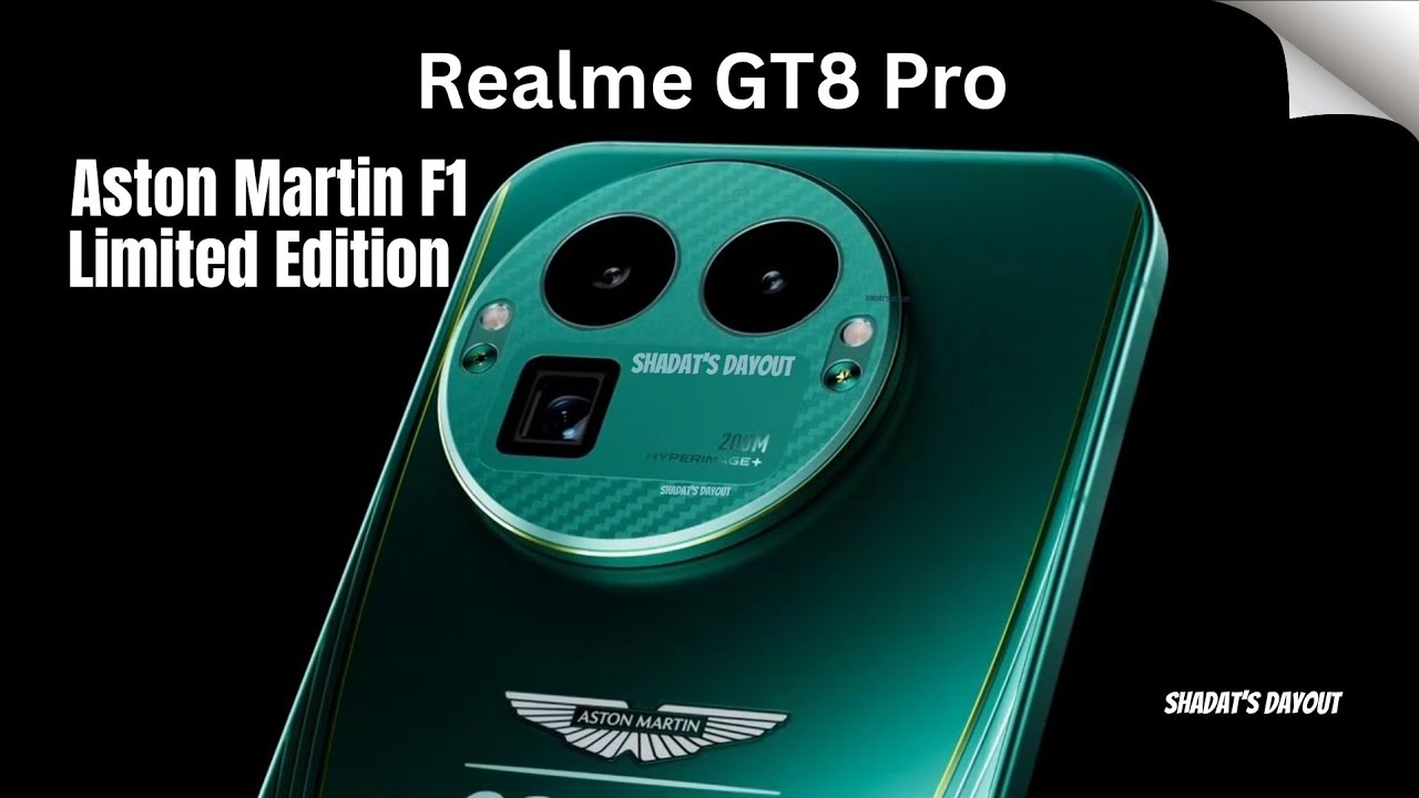 Realme GT8 Pro F1 Aston Martin Limited Edition — первый взгляд! Утечки, характеристики и дата зап...