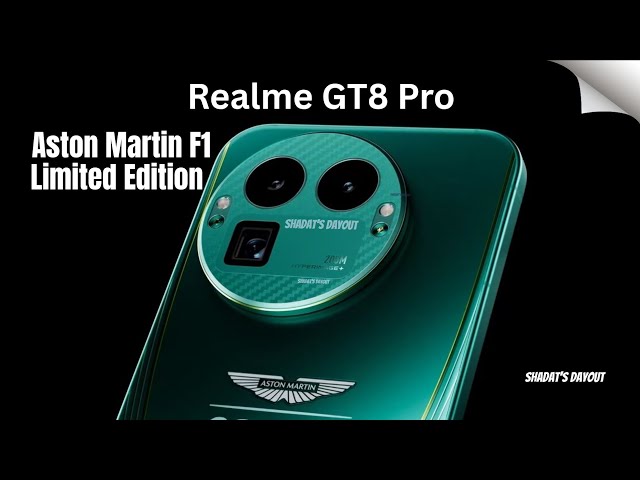 Realme GT8 Pro F1 Aston Martin Limited Edition - First Look! Leaks