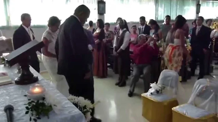 BODA DEL SR. ELVIS QUINTERO Y ERNESTINA DE QUINTERO.