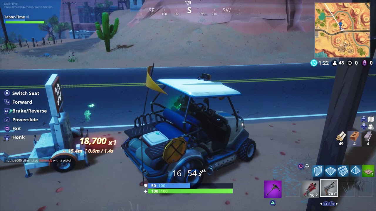 "Record a speed of 27 or more on different radar signs" All 5 Radar