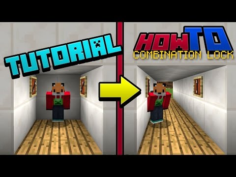 ITEM FRAME COMBINATION LOCK | Tutorial | Guide | How to Minecraft 1.11