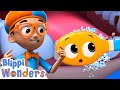 Blippi Wonders - Toothbrush! | Blippi Animated Series | Cartoons For Kids