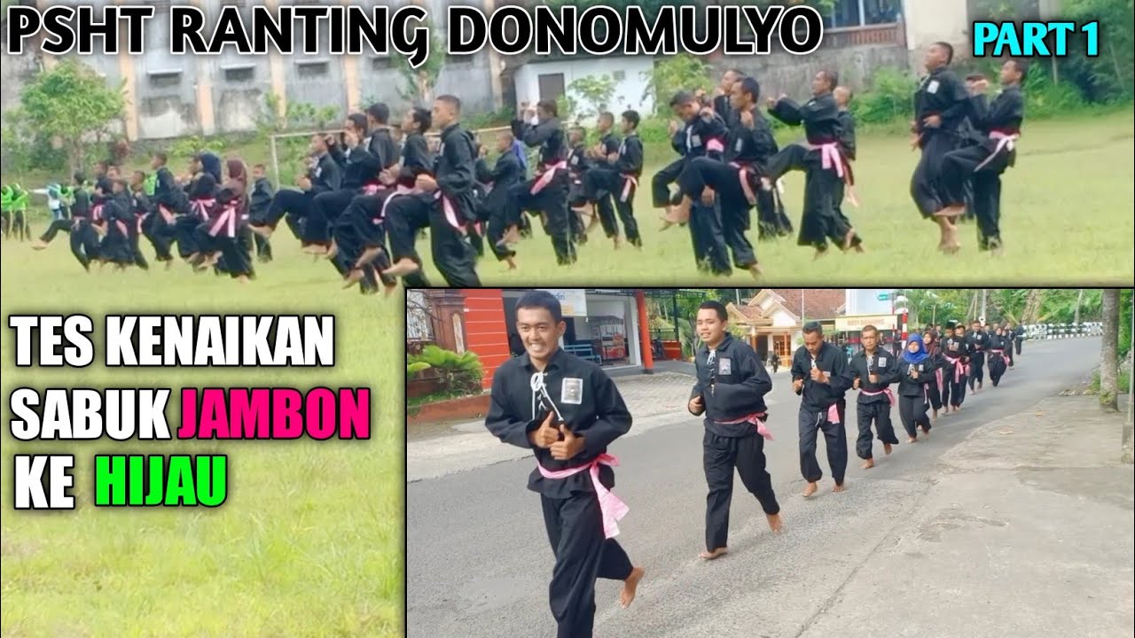 TES KENAIKAN SABUK JAMBON KE HIJAU | PSHT RANTING DONOMULYO