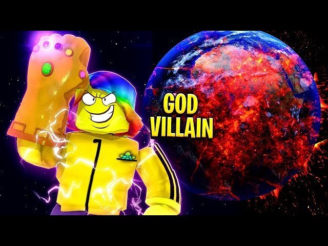 I Became A God Villain And Snapped The Universe With 1 000 000 000 Destruction Roblox Youtube - super villain simulatorroblox youtube