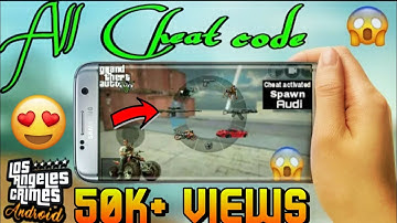 GTA 5 UNITY ALL CHEATS CODE FOR ANDROID