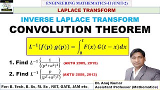 Information Convolution Theorem Examples | Convolution Theorem Inverse Laplace Transforms | Laplace Transform Update