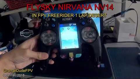 FlySky Nirvana NV14 - FreeRider 1 Lap Desert practice: 8.76s Best Personal Record!