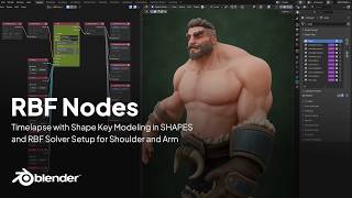 RBF Nodes - Timelapse with Shape Key Modeling and Solver Setup