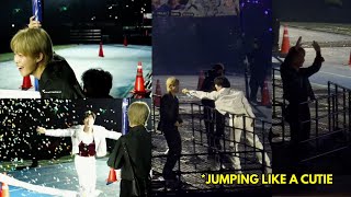 Jin Letting Jimin Sing🥹 If You See Someone Jumping Cutely On The Stage.. Know It’s Jimin🙌