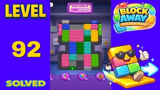 Block Away – Level 92 | Walkthrough Fast & Clean Solution