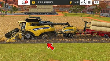 Harvesting With New Holland & Make Role Bales In Fs18 | Fs18 Multiplayer Gameplay | Timelapse