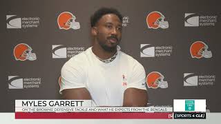 Myles Garrett on the Browns Defensive Tackles, What He Expects From the Bengals - Sports4CLE, 9/5/25