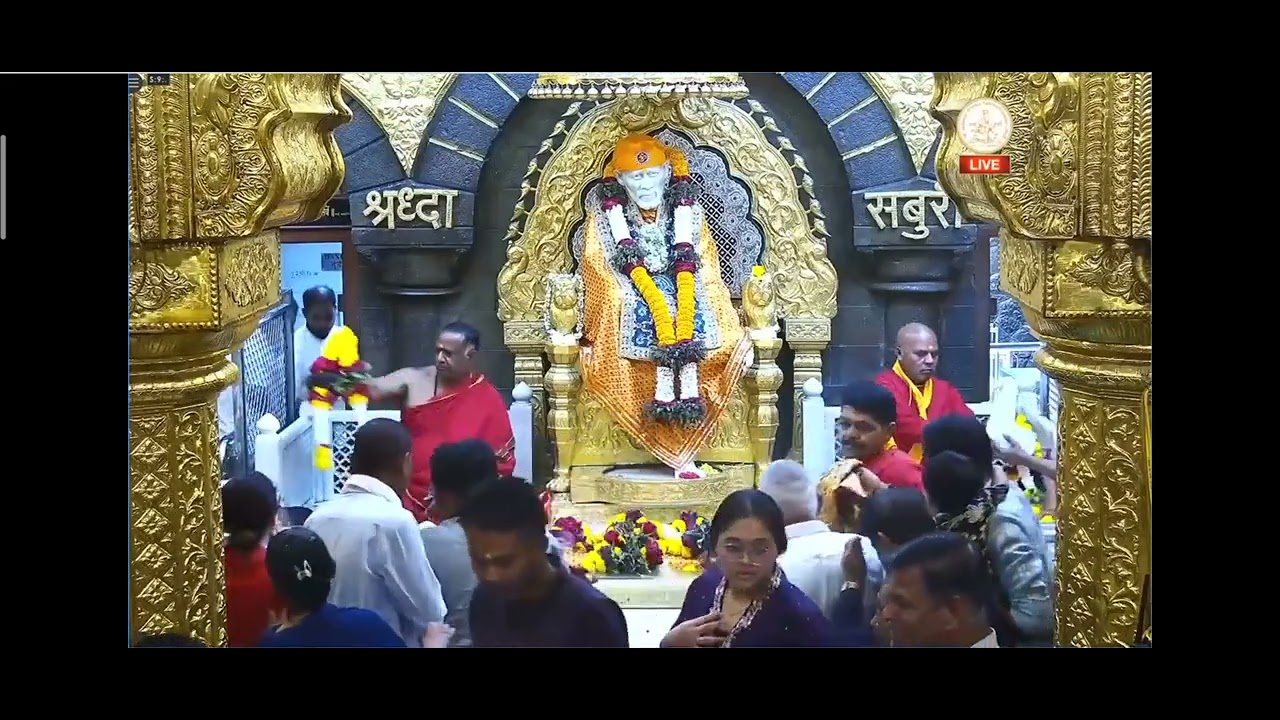 షిరిడి సాయిబాబా 27/2/26 మధ్యాహ్నం దర్శనం