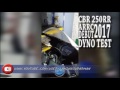 Honda cbr250rr  dyno run  pure sound for arrc debut 2017 ap250