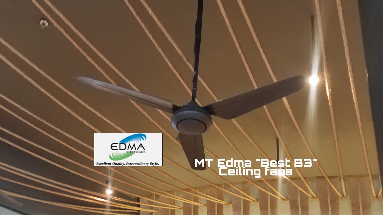 MT Edma Best B3 Ceiling fans YouTube