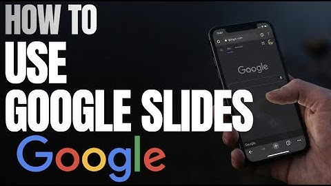 How to Use Google Slides for Beginners (Full Tutorial)