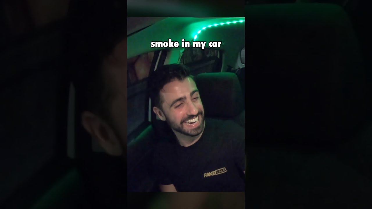 Installed a smoke detector in my Uber to STOP THIS