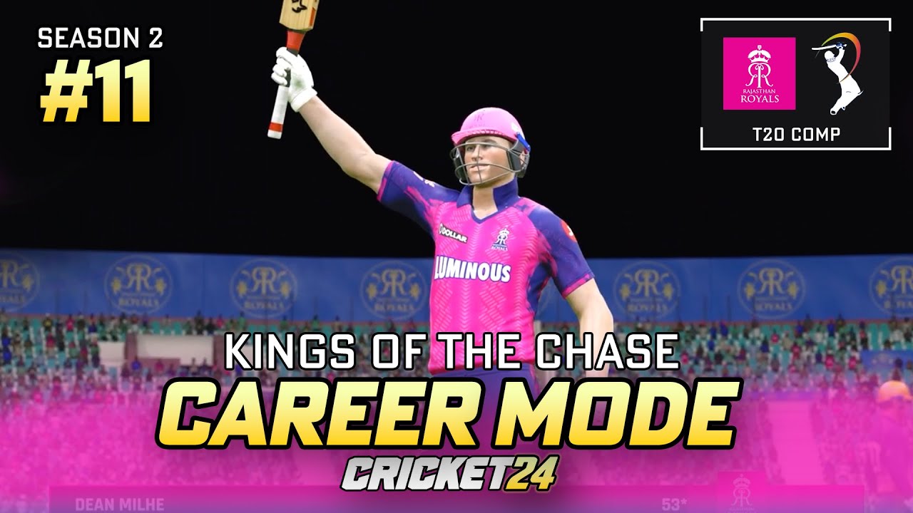 KINGS OF THE CHASE - CRICKET 24 CAREER MODE #11 - YouTube