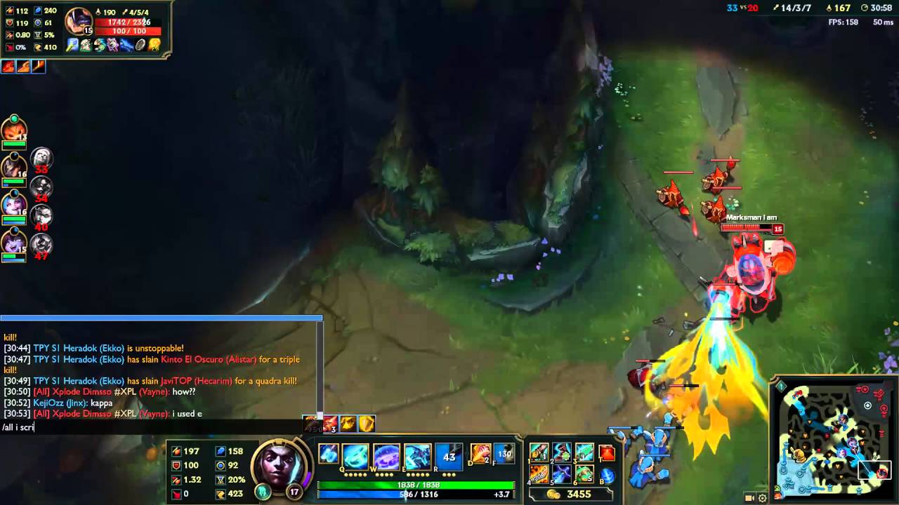 LoL Best Plays: Ekko Hybrid Pentakill