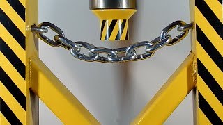 HYDRAULIC PRESS vs THICK CHAIN