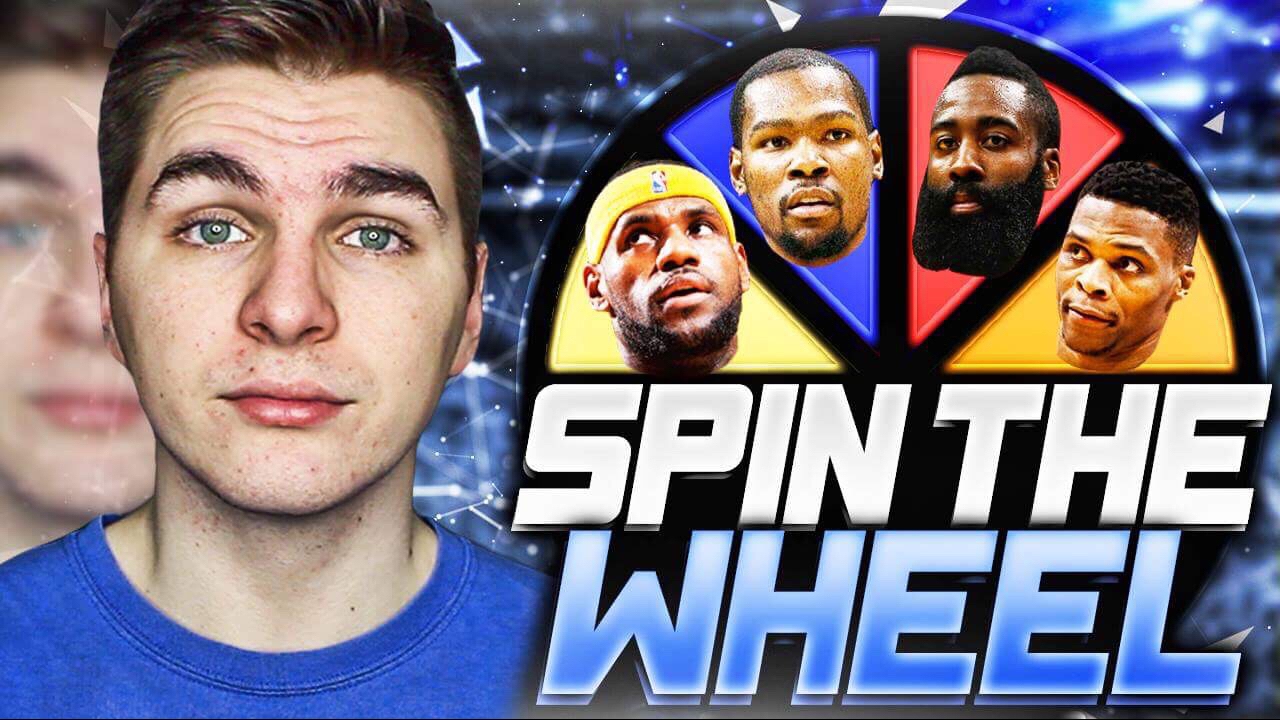SPIN THE WHEEL OF CURRENT PLAYERS! NBA 2K17 SQUAD BUILDER YouTube