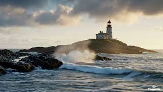 Calm piano music - Lighthouse on a small island -  Kalmaste screenshot 5