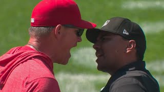 Ray Montgomery and Tim Laker Get Ejected for Arguing after Rengifo Strikes Out on 3 Bad Calls
