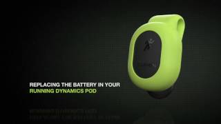 Replacing the battery in your Running Dynamics Pod