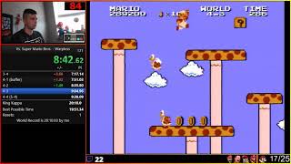 Vs. Super Mario Bros. Warpless 20:06 *Former World Record*