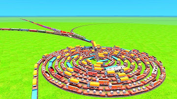  THREE TRAINS ON ONE TRACK BACK TO BACK BUMPY CROSSING AND RICKY CROSSING | Train Simulator|
