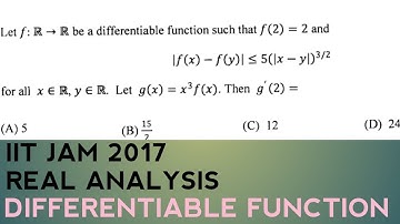 IIT JAM 2017  REAL ANALYSIS QUESTION