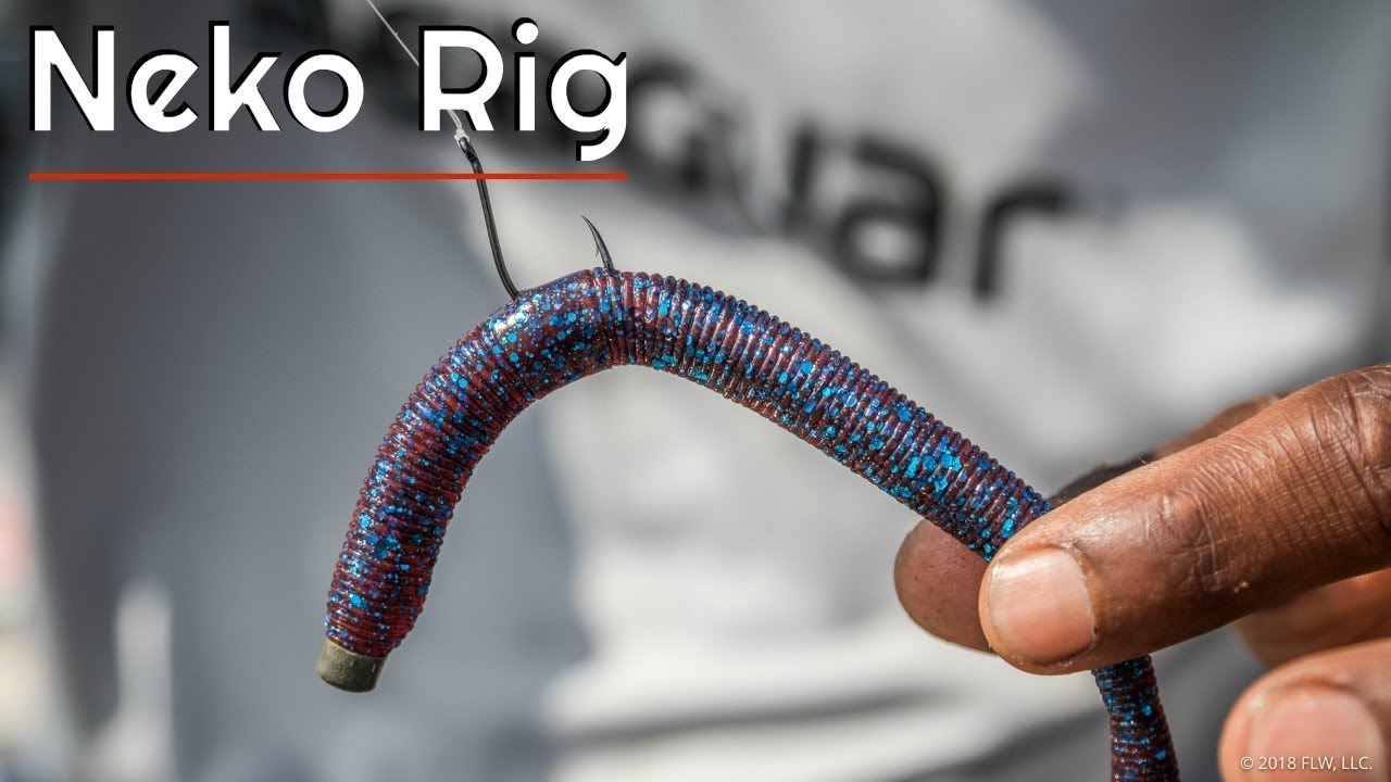 USING NAIL WEIGHTS - How To RIG THE NEKO RIG - Catching bass after