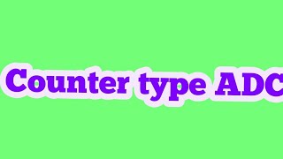 Counter type ADC