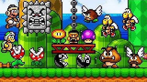 Super Mario Epic Adventure (SMBX 1.4.5) Level: Industrial Park . HD