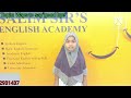 Sawda with her stunning presentation on the topic "Ways to say- Goodbye"