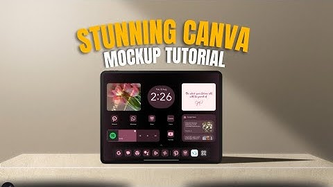 How to Create Stunning Tablet Mockups in Canva | Easy Step-by-Step Tutorial