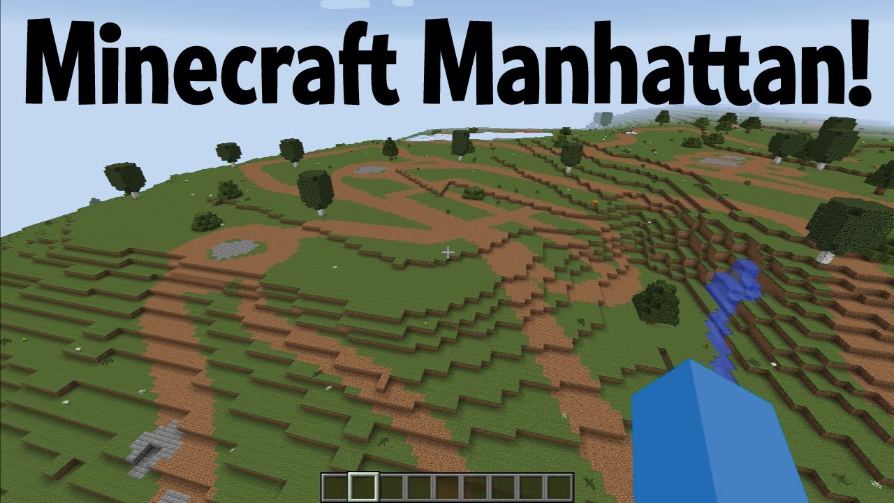 infernal dragon Minecraft Manhattan by the NYPL Labs and Leonard Richardson